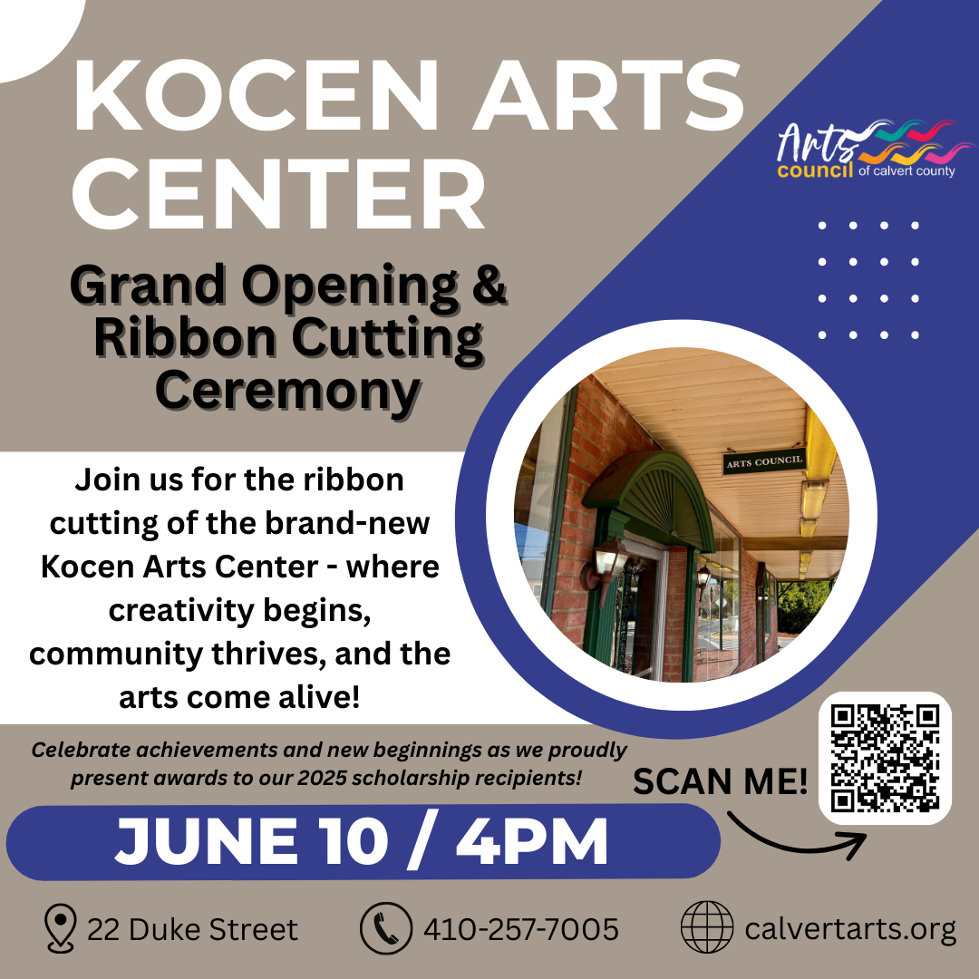 Kocen Arts Center grand opening invitation, June 10.