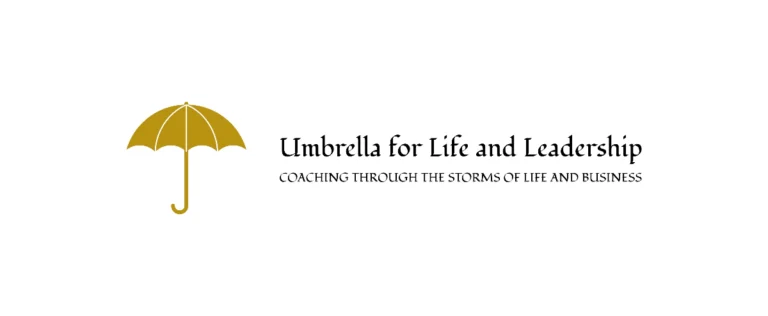 Umbrella for Life and Leadership logo design