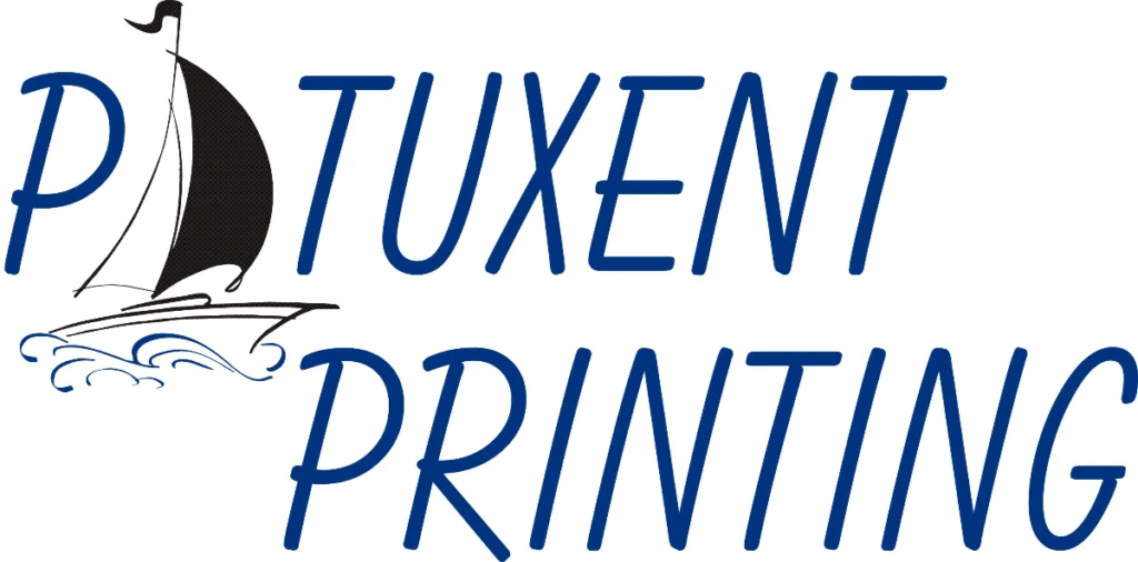 Patuxtent Printing logo with sailboat graphic