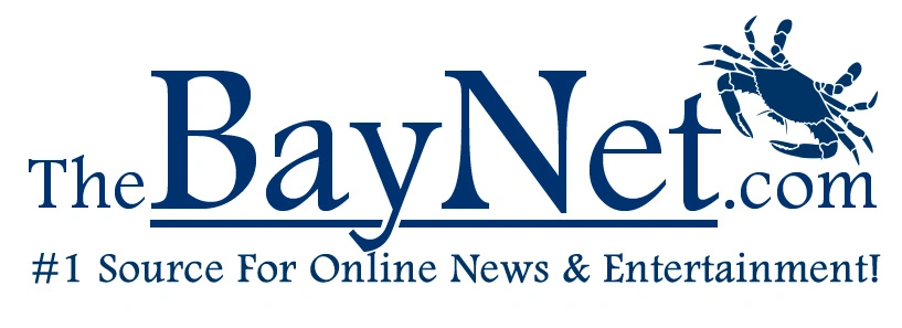 BayNet logo with crab, online news and entertainment.