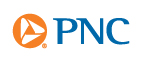 PNC Bank logo with orange and blue colors