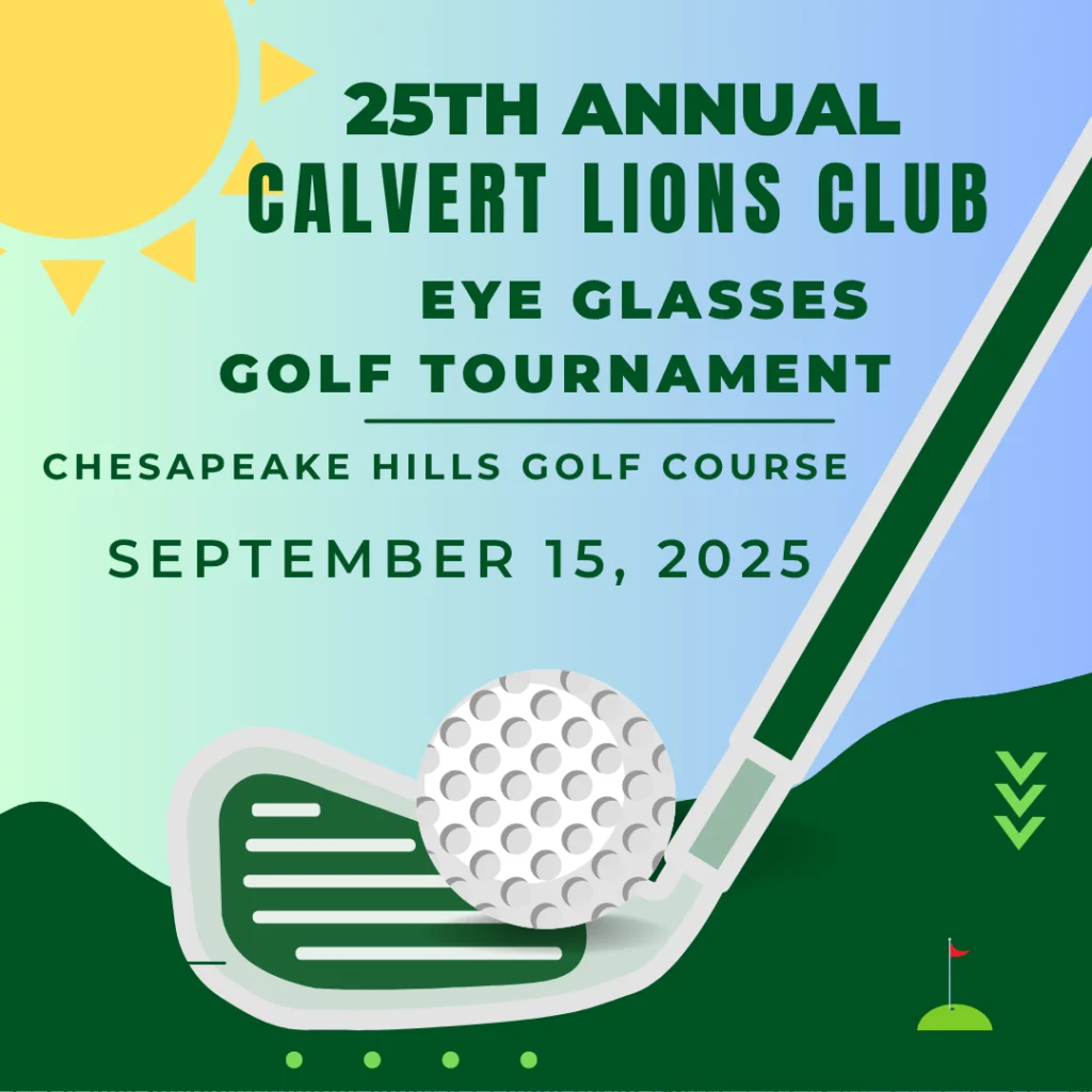 Calvert Lions Club golf tournament, September 15, 2025.