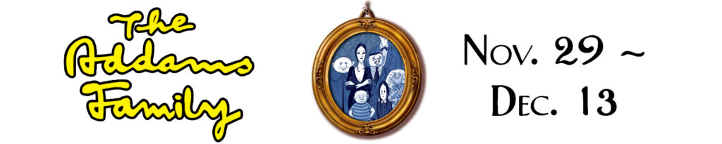 The Addams Family show dates and portrait